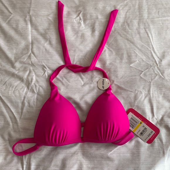 Hot Pink Triangle Push-up Bikini 🌸 - Picture 1 of 3